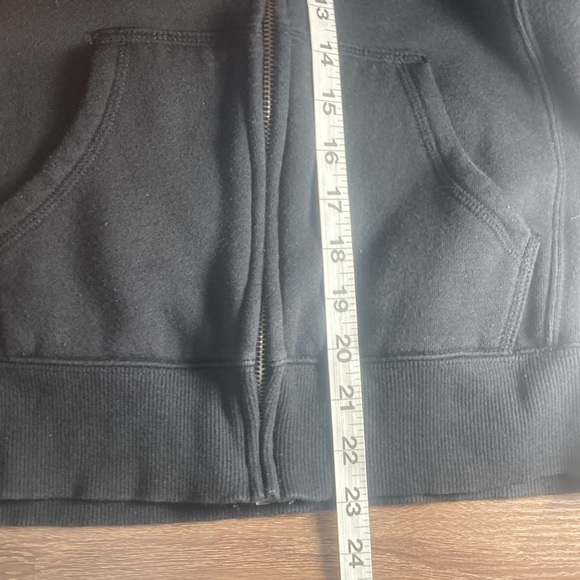 Womens EUC Jansport Black Small University Of Texas Front Zip Sweater - Picture 7 of 8